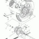 SR400 (SR400HCB/SR400HB) Заднее колесо