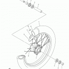 SR950 (SCR95HCR/SCR95HCGY/SCR95HGY/SCR95HR) Переднее колесо