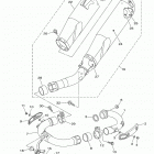 YZ250F (YZ250FHL/YZ250FHW) Выхлопная система