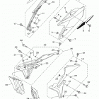 YZ250F (YZ250FHL/YZ250FHW) БОКОВАЯ КРЫШКА
