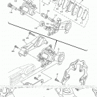YZ250F (YZ250FHW/YZ250FHL) Задний суппорт