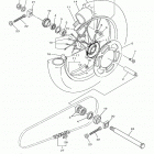YZ250F (YZ250FHW/YZ250FHL) Заднее колесо