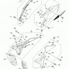 YZ250F (YZ250FHW/YZ250FHL) БОКОВАЯ КРЫШКА