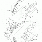 YZ250FX (YZ250FXH) БОКОВАЯ КРЫШКА