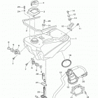 YZ450FX (YZ450FXH) ТОПЛИВНЫЙ БАК
