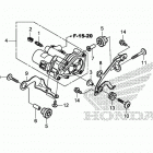 CBR600RR Rear power unit
