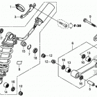 CBR600RR Rear shock absorber (2)
