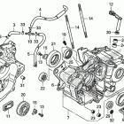 CRF150RB Картер двигателя