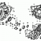CRF250R Картер двигателя