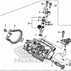 CRF250RX КОРПУС ДРОССЕЛЬНОЙ ЗАСЛОНКИ