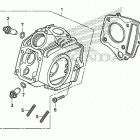 CRF50F ГОЛОВКА ЦИЛИНДРА