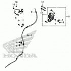 GL1800B Parking brake lever
