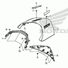 GL1800BD Rear center top cover