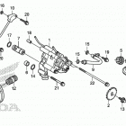 VT1300CXA Масляный насос и фильтр