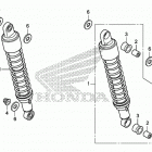 Z125MA Задние амортизаторы