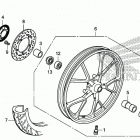 C125A AC Переднее колесо