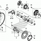 CB1000RA AC Заднее колесо