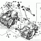 CB500F Картер двигателя