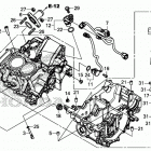 CB500XA AC Картер двигателя