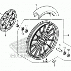 CB500XA AC Переднее колесо
