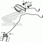 CB650R AC Taillight@license light
