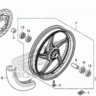 CBR300R 5AC Переднее колесо