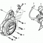 CBR500R AC Крышка генератора