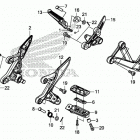 CBR500RA AC Подножки