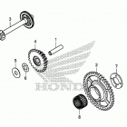 CBR650R 2AC Starting driven gear
