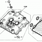 CMX500 AC Крышка головки цилиндров