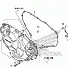 CRF1000A 2AC Крышка картера правая