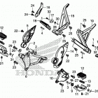 CRF1000A 2AC Подножки