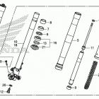 CRF1000A AC Передняя вилка
