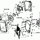 CRF1000A AC Радиатор