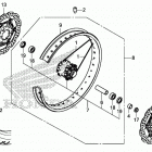 CRF1000A2 4AC Переднее колесо