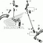 CRF1000D 2AC Педали