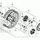 CRF1000D 2AC Заднее колесо