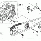 CRF110F A Цепь ГРМ и натяжитель