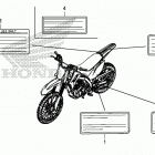 CRF125F AC Caution labels (2)