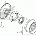 CRF125FB A Муфта стартера