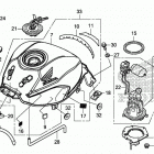 CB300F ТОПЛИВНЫЙ БАК