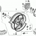 CB300FA Заднее колесо
