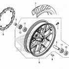 CB500F Переднее колесо