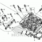 CB500X ГОЛОВКА ЦИЛИНДРА