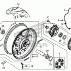 CBR1000RR Заднее колесо