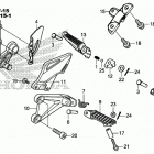 CBR1000RR Подножки