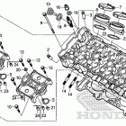 CBR1000S1 ГОЛОВКА ЦИЛИНДРА