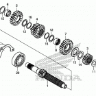 CBR500R Transmission (mainshaft)
