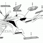 CBR650F Наклейки
