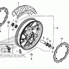 CBR650F Переднее колесо